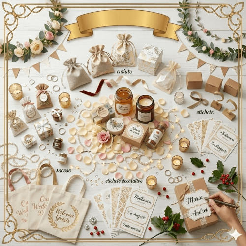 Testimonials and packaging for guests